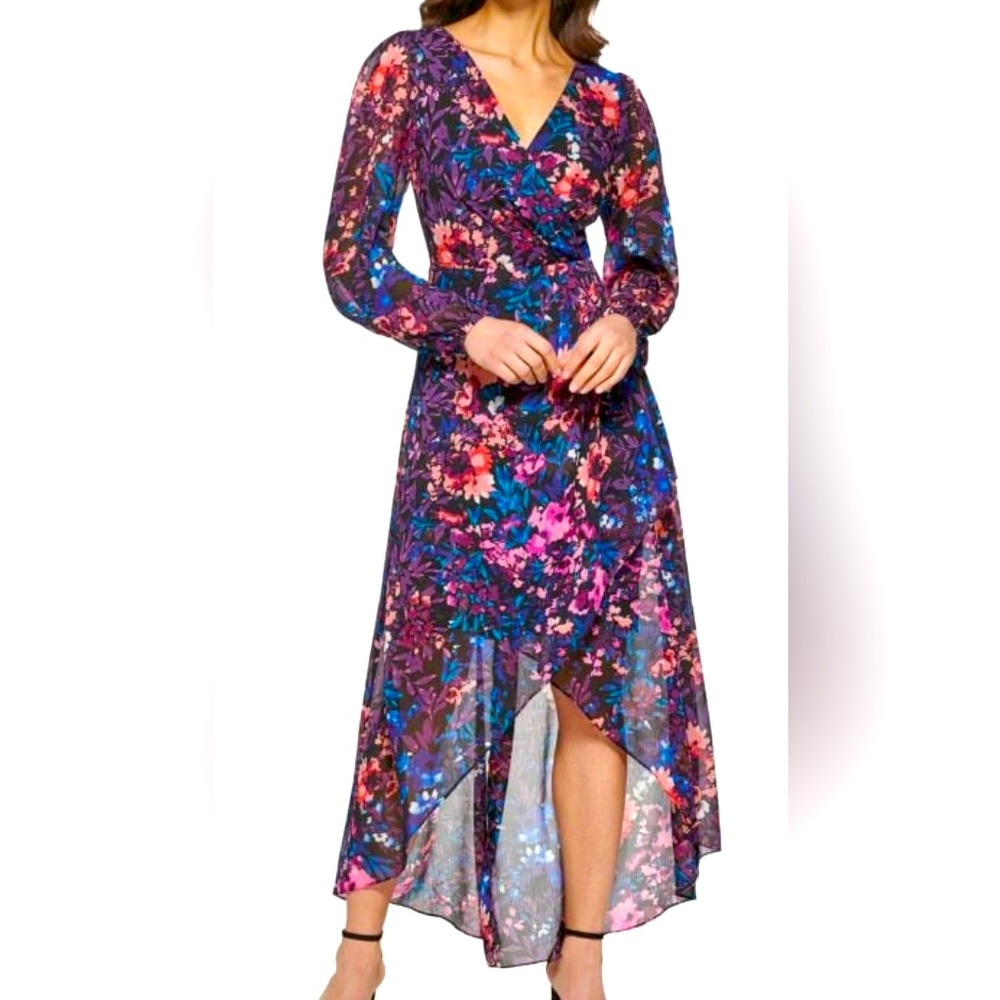 Guess Floral High-Low Dress